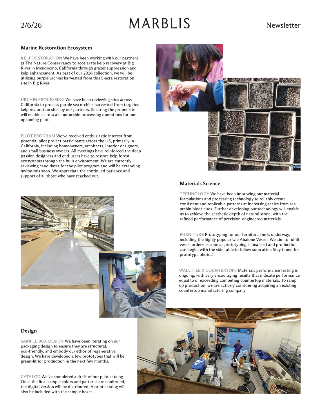 Behind the Scenes: An Update From Our Berkeley Biodesign Lab
